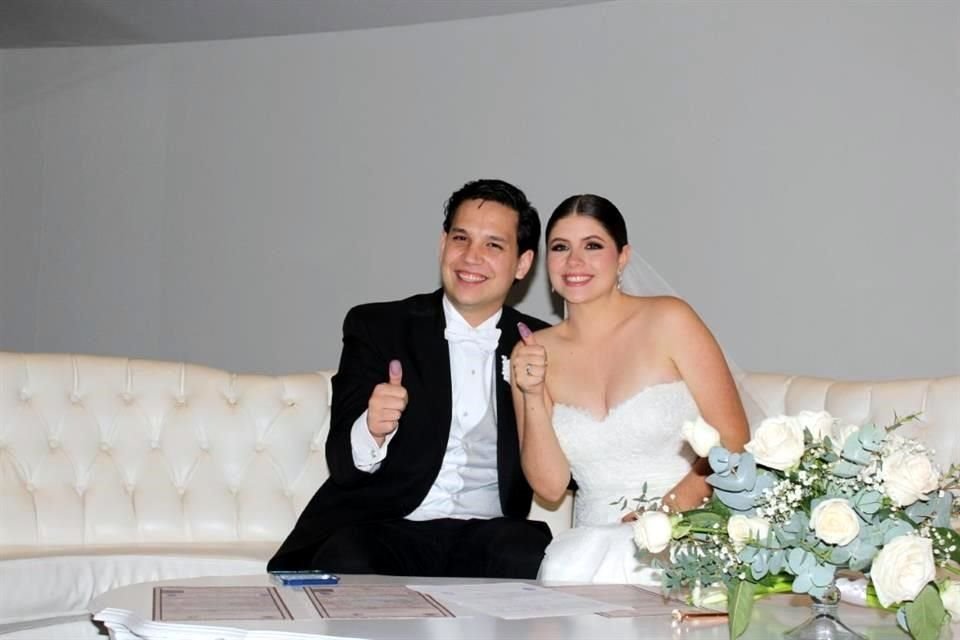 Óscar Garza Garza e Isabella González Ramírez