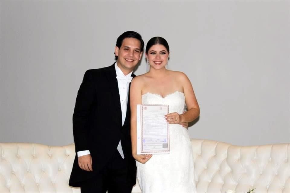 Óscar Garza Garza e Isabella González Ramírez