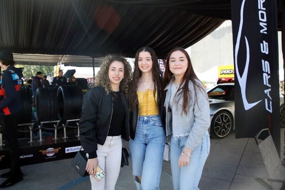 Sofía Encinas, Cecilia Taméz y Melva Villarreal