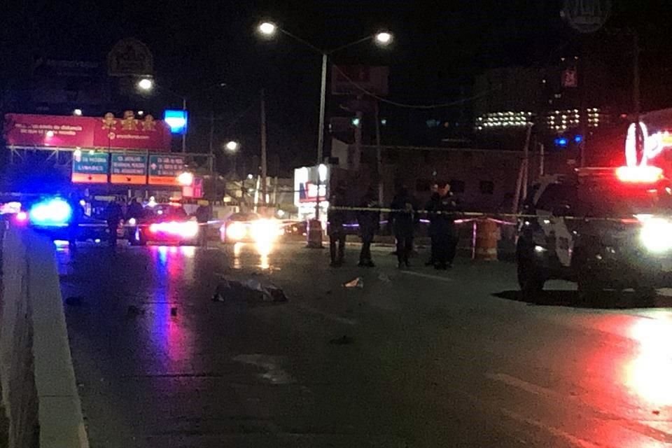 El accidente se registró el miércoles por la noche, a la altura de la Colonia Villa Las Fuentes.