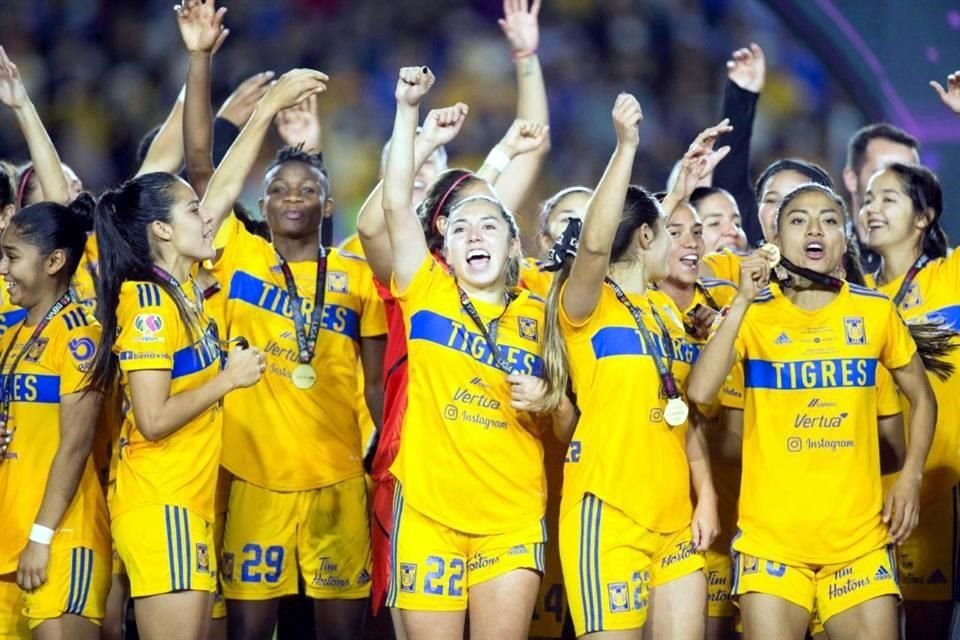 Tigres Femenil ha ganado cinco títulos de Liga MX Femenil.