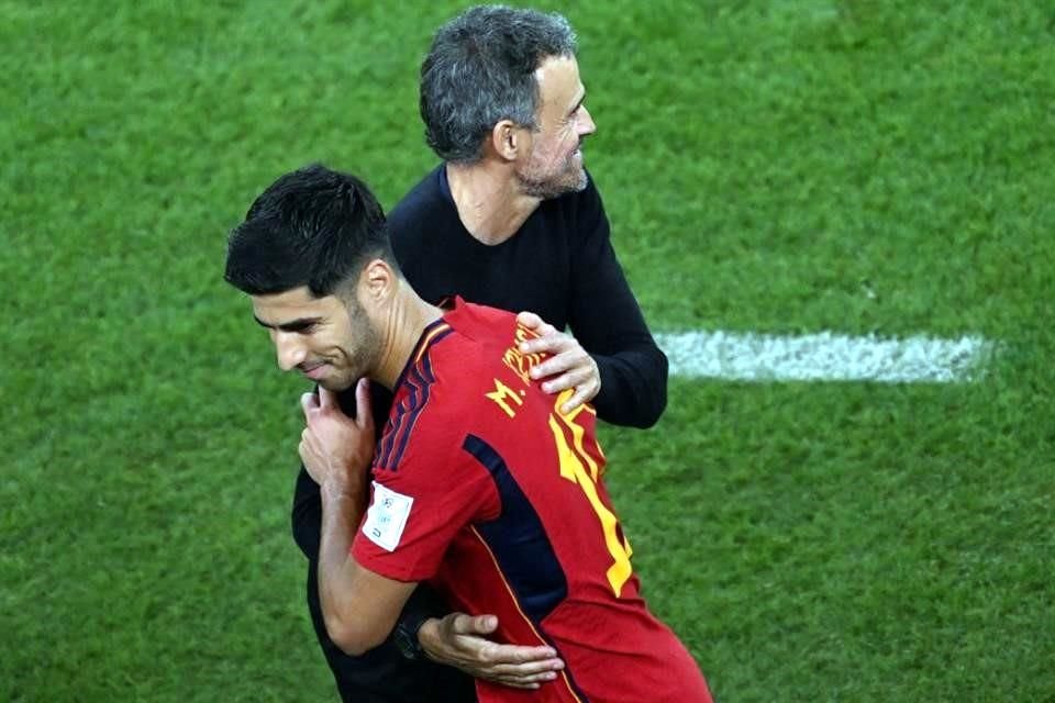 Marco Asensio respondió a la confianza del técnico español.