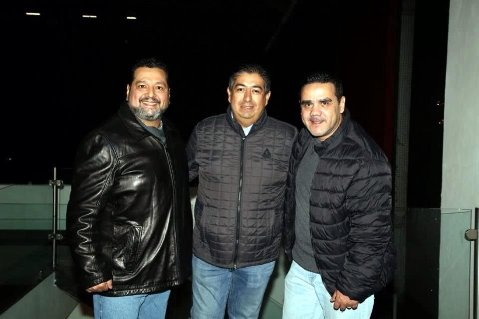 Mario Rodríguez, Sergio Castillo y Joel Guajardo