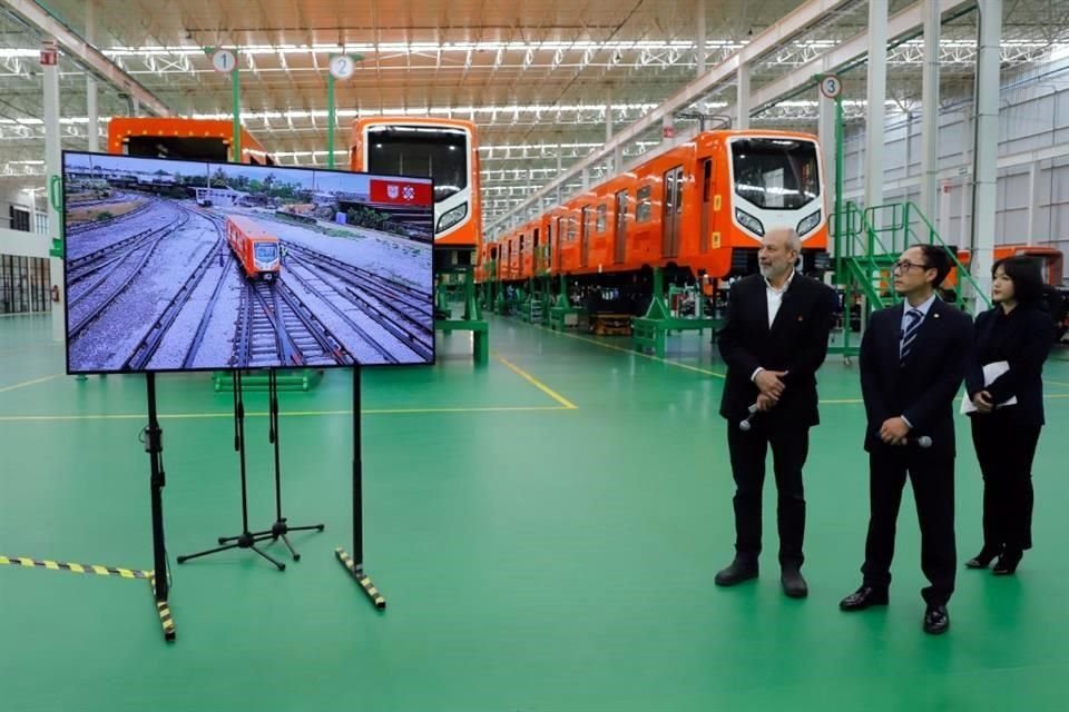 A partir de agosto del 2023, los trenes que ahora se ensamblan en el Municipio de Colón Querétaro, darán servicio a la Línea 1 del Metro.