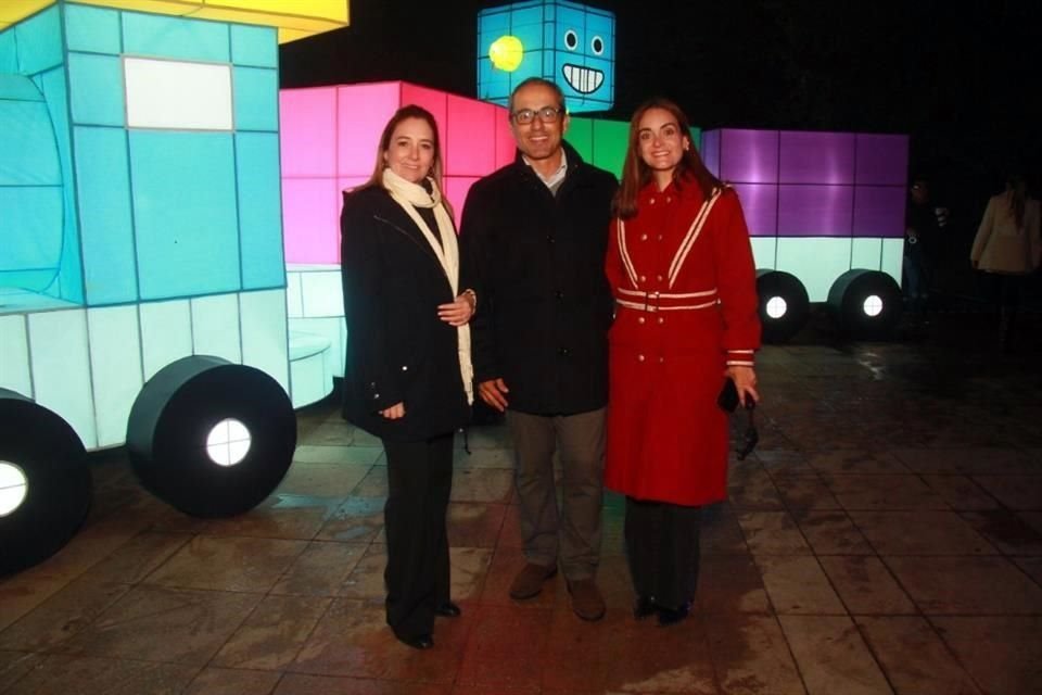 Maricarmen Martínez Villarreal, Federico Clariond y Anabel Mellado