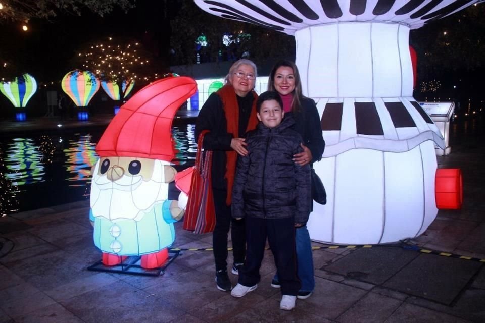 Lucero López, Nicolás Real y Lucero Gutiérrez
