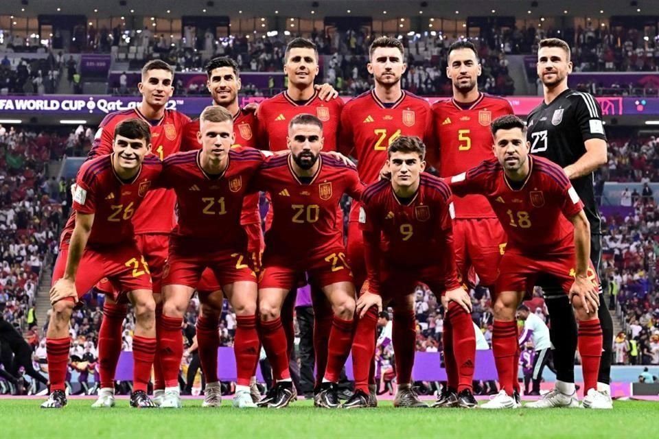 La imagen oficial del joven plantel de la Selección de España.
