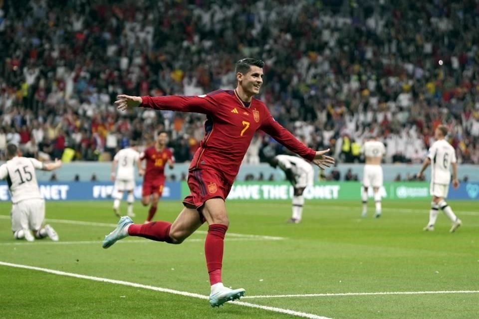 Morata anotó su segundo gol de Qatar 2022.