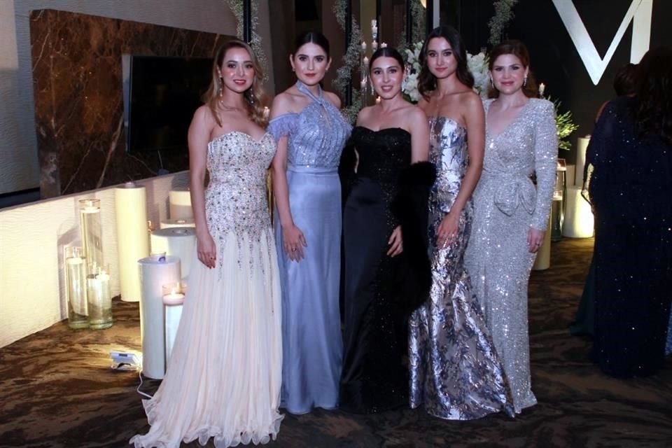 Paola Suárez, Alejandra Cano, Ana Karen Cárdenas, Bere Lozano y Nancy Tamez