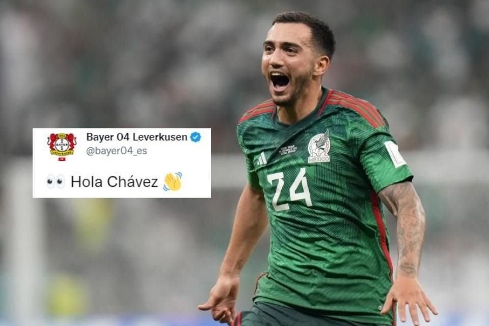 El mensaje de Bayer Leverkusen a Luis Chávez.