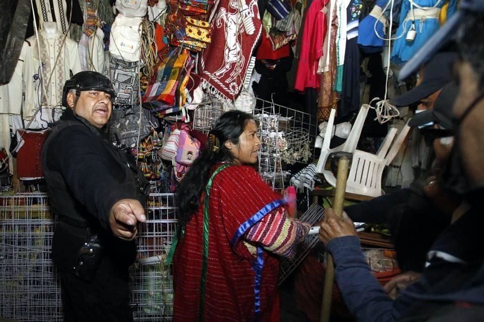 Toda la mercancía fue confiscada.