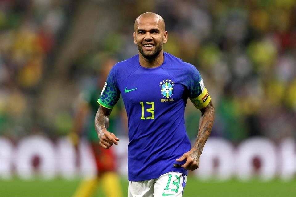 Dani Alves se convirtió en el brasileño con más edad en participar en una Copa del Mundo.