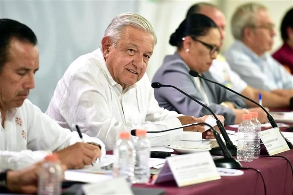 El Presidente ofreció su respaldo a Samuel García como cierre de su discurso, durante la sesión del Consejo Nacional de Seguridad Pública.