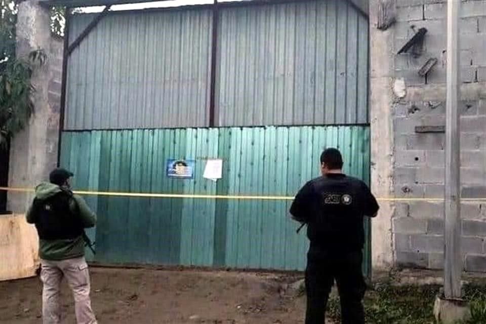 Bodega donde se hallaron dos cuerpos femeninos el 1 de diciembre.