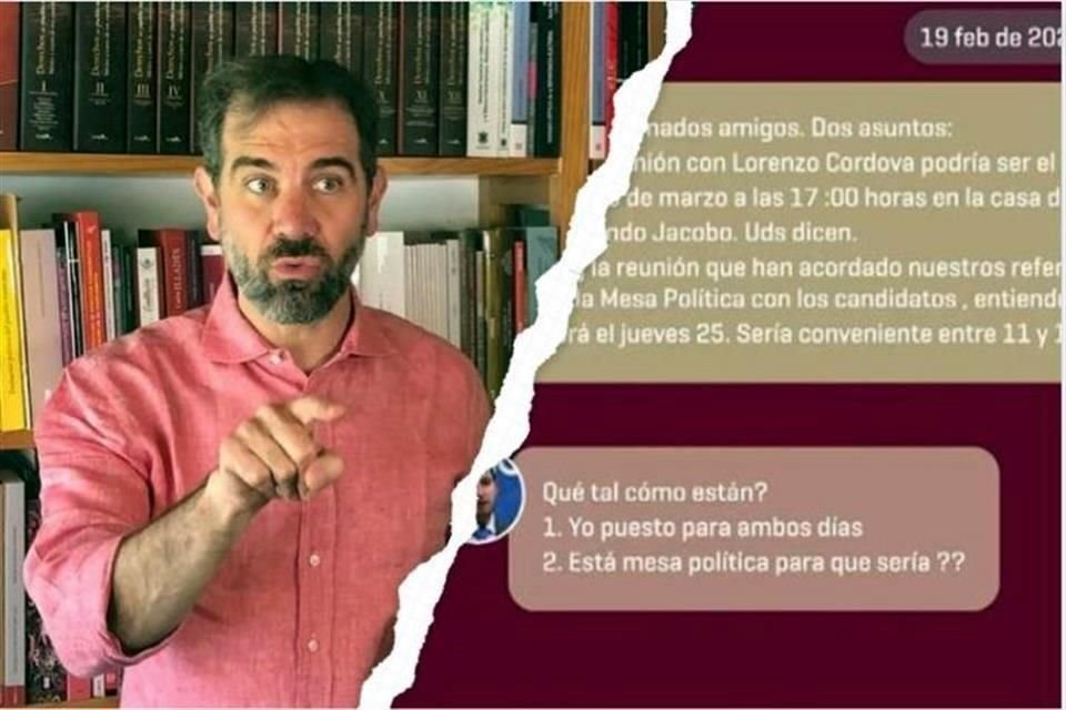 Lorenzo Córdova, consejero presidente del INE, fue acusado por el Gobierno de Campeche de reunirse con líderes del PRI, PAN y PRD.