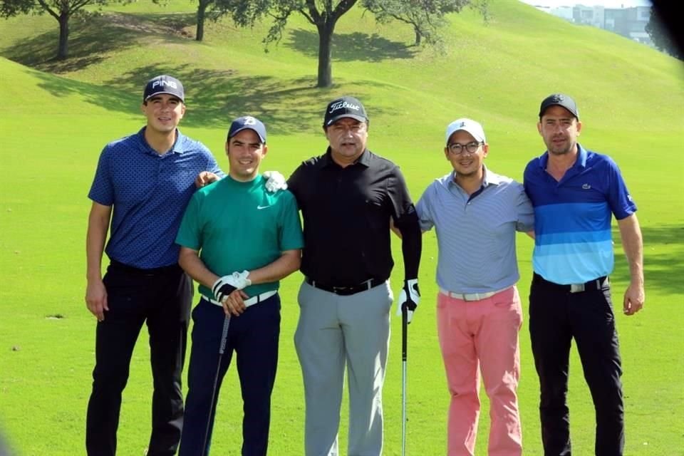 Gerardo Hernández, Jesús Saro,  Gil Chávez , Rafa Meza y Jorge Arizpe