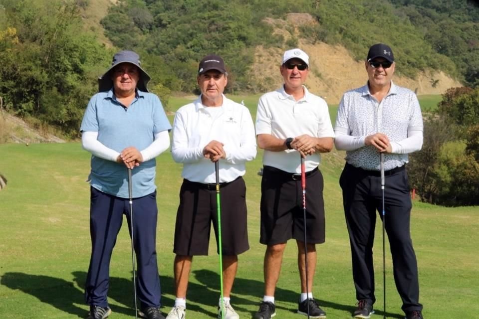 Hernán Marcos, David Treviño, José Roberto Sánchez y César Treviño
