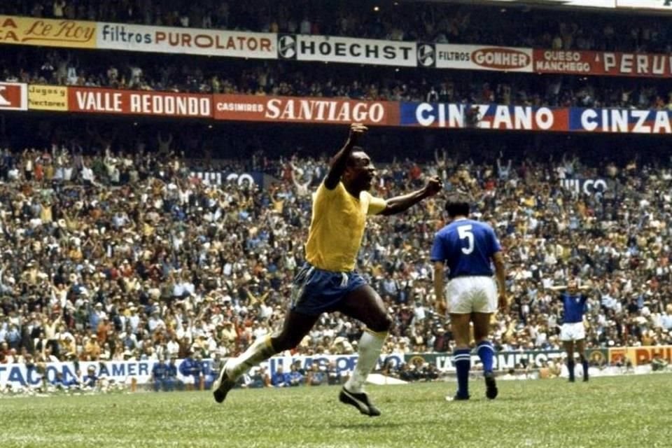 Pelé anotó sus 77 goles entre 1957 y 1971.