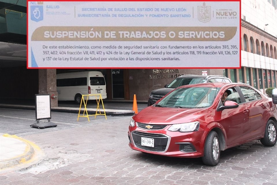 Los accesos del hotel, ubicado en Hidalgo y Emilio Carranza, tienen los sellos de clausura y permanece cerrado.