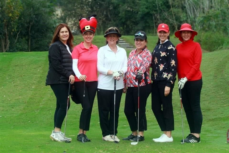 Edith Dávila, Lorena Salum, Carmen González, María Aurora Lozano, Mary Cantú de González y Marcela Salan