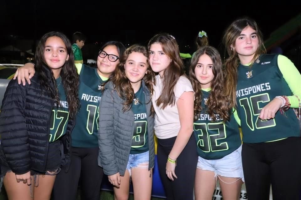 Dulce Oyervidez, Paulina Torres, Bibi Cantú, Naia Blumet, Roberta González y Paulina Lozano