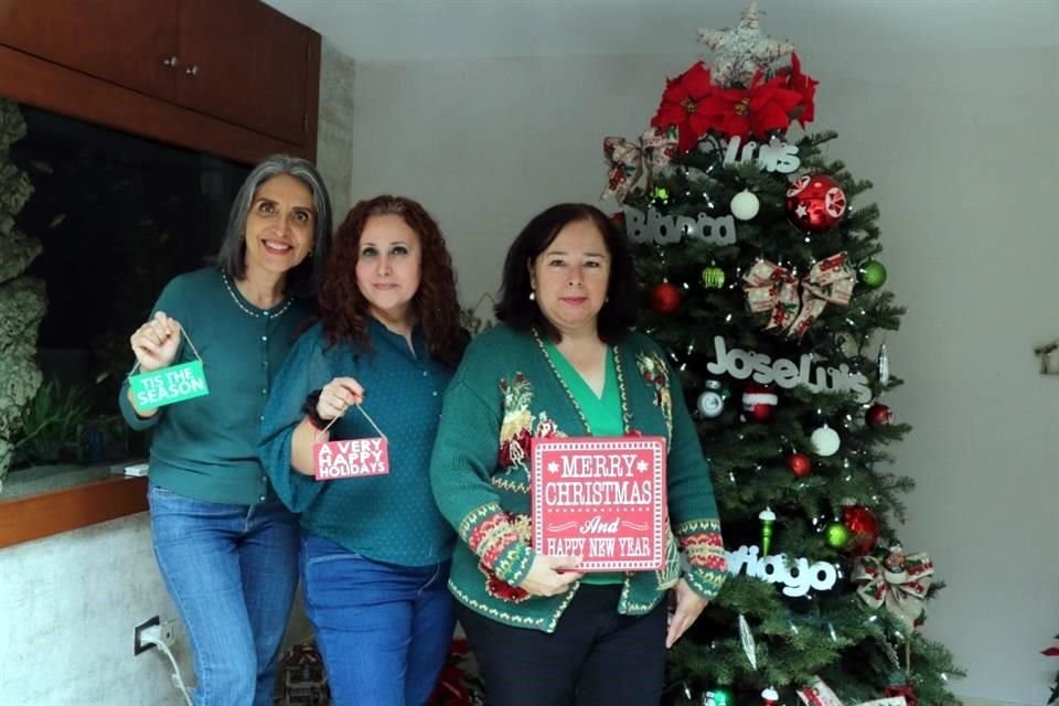 Rosario Salazar, Graciela Sánchez y Marisol Garza