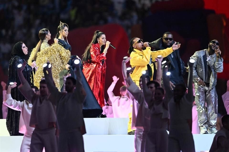 Ozuna encendió el Estadio Lusail durante la ceremonia de clausura del Mundial de Qatar 2022.