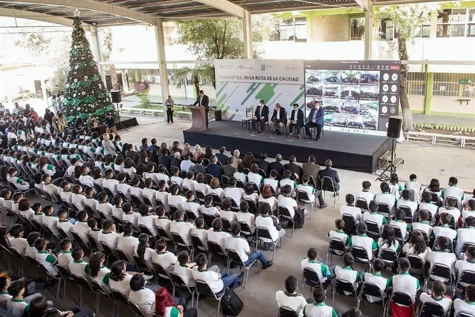 El evento, que se efectuó en el plantel 'Ing. Gustavo M. de la Garza Ortega'.