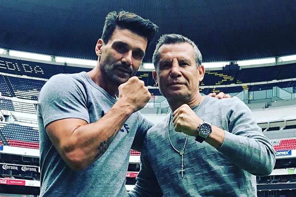 El actor quedó impactado al conocer a Julio César Chávez para una docuserie.