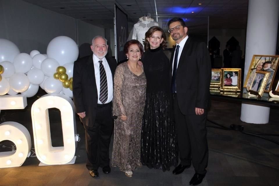 Jorge Alejandro de la Garza Ortega, Olga Bertha García Hinojosa, Leticia Marioni de Uribe y José Uribe Gutiérrez