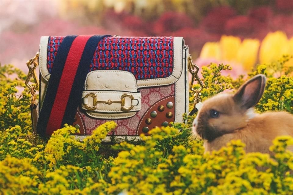 Gucci presentó una colección ready-to-wear, para mujeres y hombres, inspirada en el Año del Conejo.