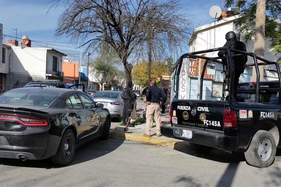 Frente a la casa ubicada en la Colonia Hacienda Santo Domingo, fue localizada una granada.