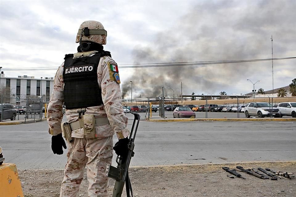 El motín permitió la fuga de 24 reos del penal de Ciudad Juárez. Foto: Especial