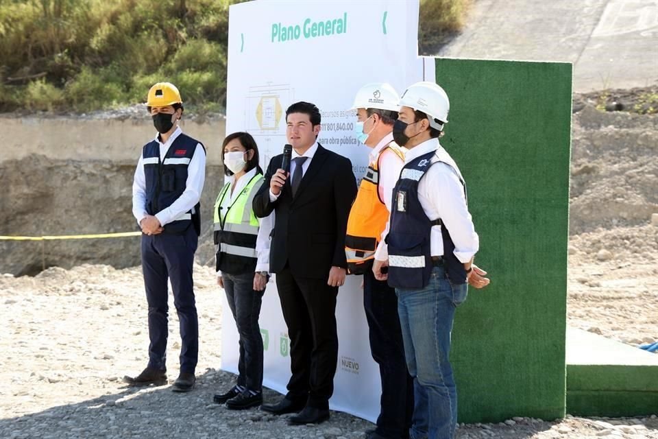 El Gobernador Samuel García afirmó que creará un fondo que se destinará a obras en el Río Santa Catarina.