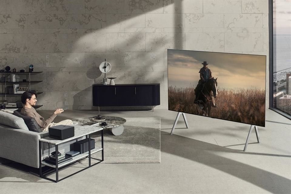 El modelo M3 de la serie LG Signature OLED presume ser la primera televisión inalámbrica del mundo gracias a la tecnología Zero Connect.