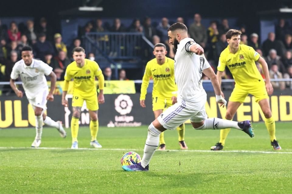 Karim Benzema anotó de penal.