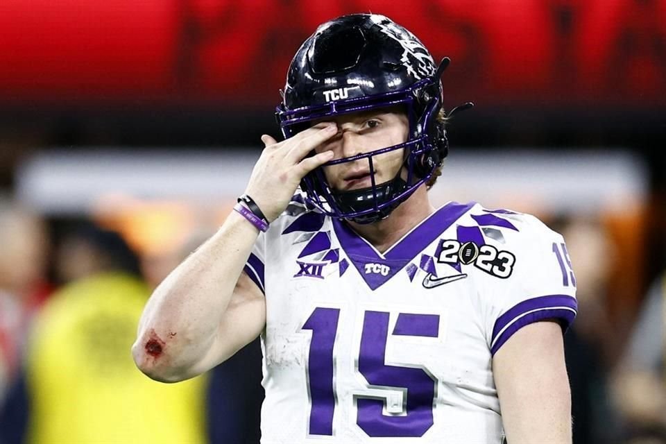 El rostro de Max Duggan, QB de TCU, lo decía todo.