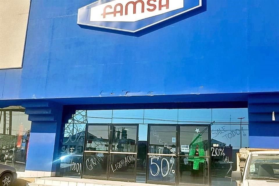 Famsa ya sólo cuenta con tres tiendas en el País.