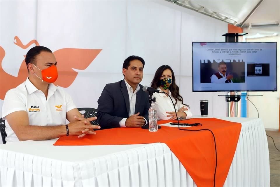 Tras darse a conocer nexos que Carlos Lomelí tuvo con el narco, la dirigencia estatal de MC exigió que se le retire su candidatura por GDL.