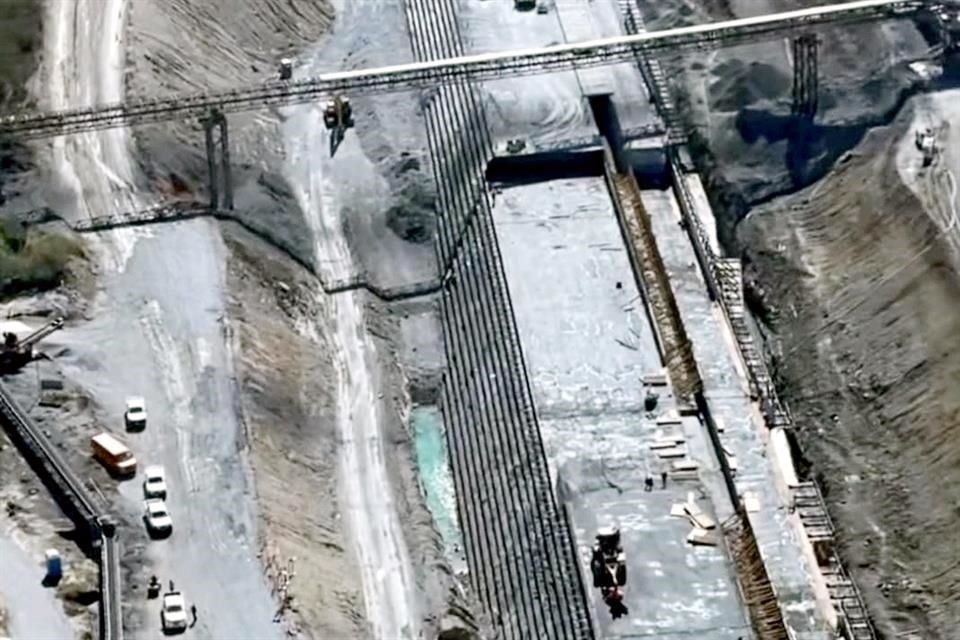 La Presa Libertad tiene un avance del 50 por ciento.