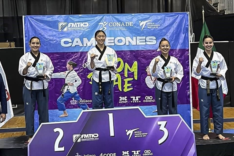 Cecilia Lee se consagra como la mejor de México en el taekwondo del estilo formas.