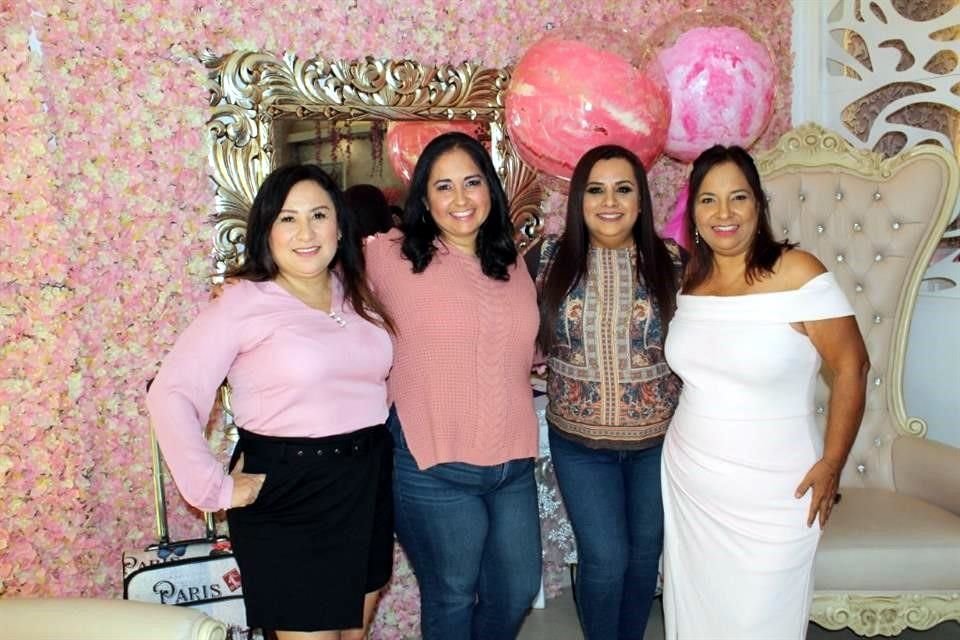 Areli González, Mayela Garza Aguirre, Fabiola Loera y Paty Mata