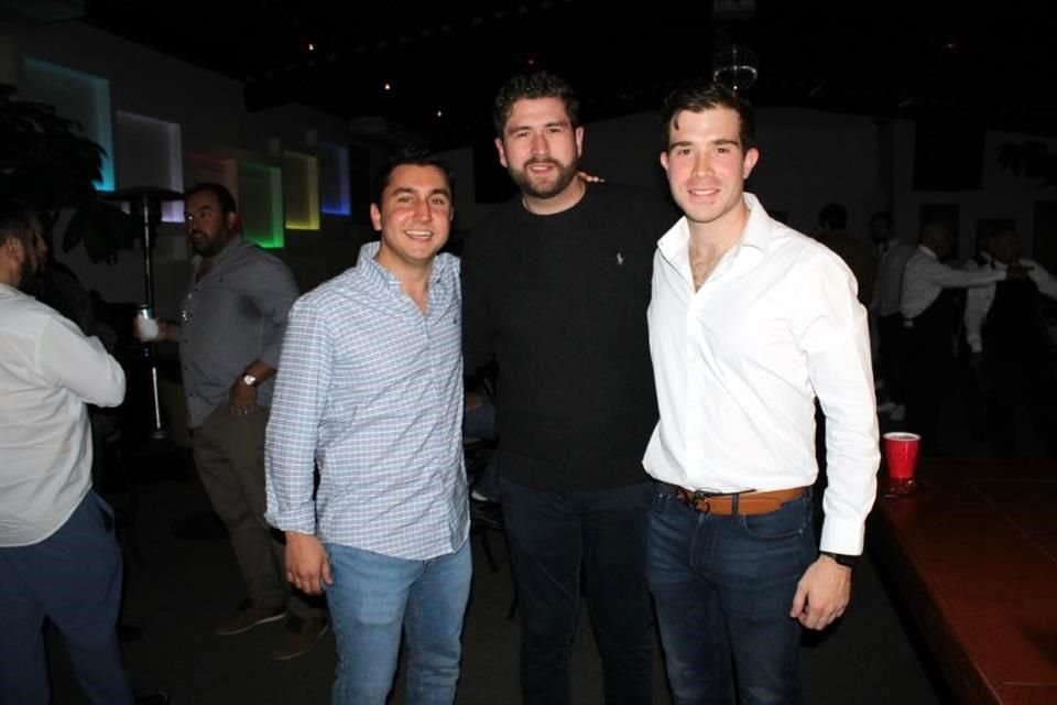 Eduardo Letayf, Marco Valdovinos y Gerardo Lozano