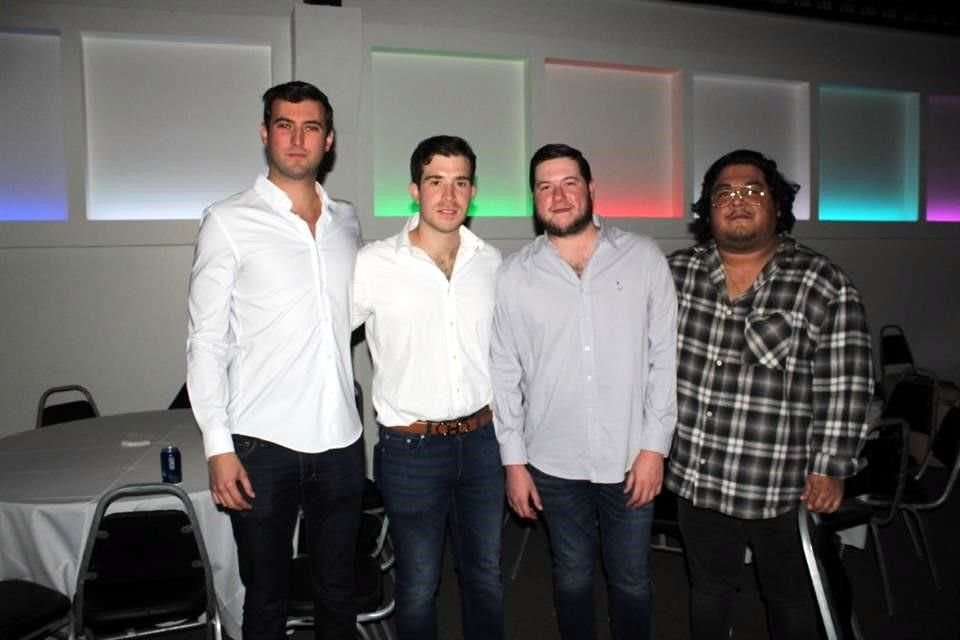 Nando Hinojosa, Gerardo Lozano, Federico Odriozola y Gerardo Ruiz