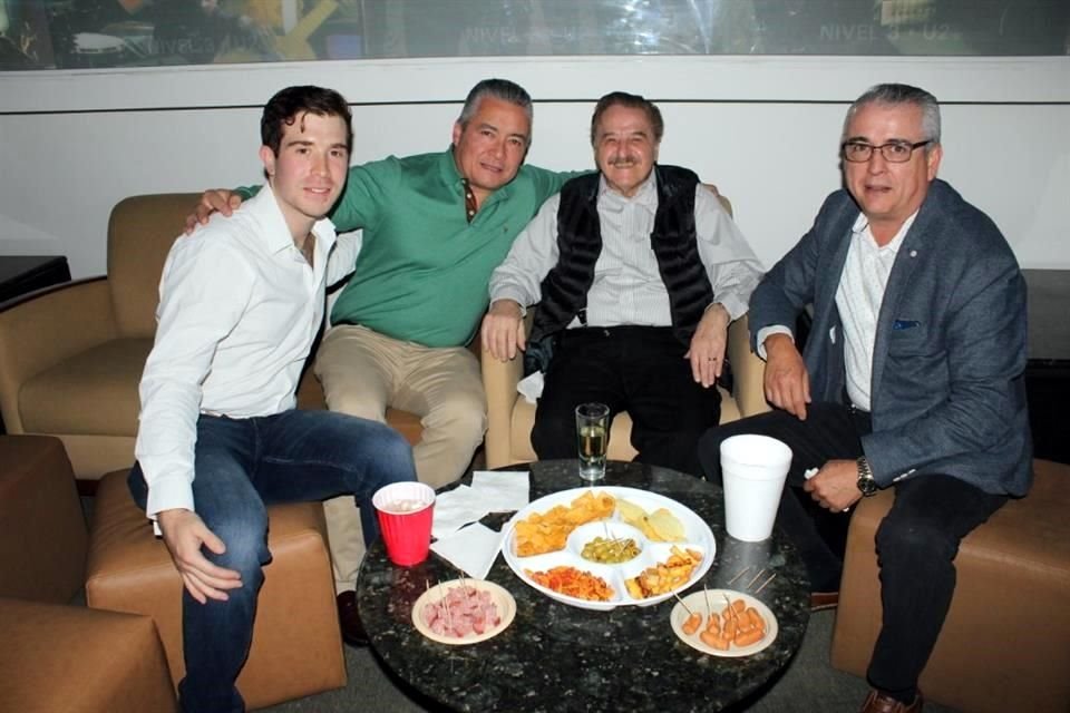 Gerardo Lozano, Alejandro Valle, Javier Martínez Abrego y Gerardo Valle