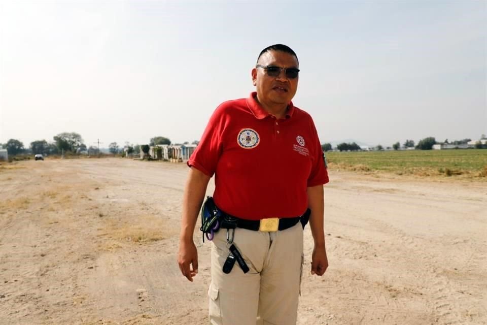 Iván Israel Nava Bautista, director de Protección Civil de Tlahuelilpan, advirtió que el Municipio no está preparado para otra emergencia de gran calado.