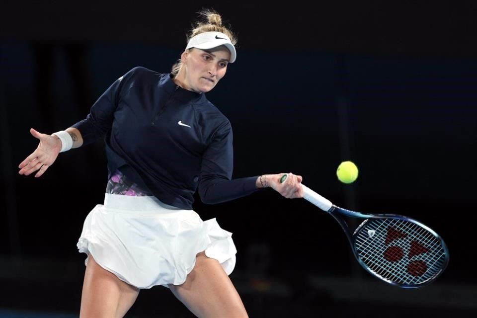 Marketa Vondrousova mostró confianza y solidez en su juego.