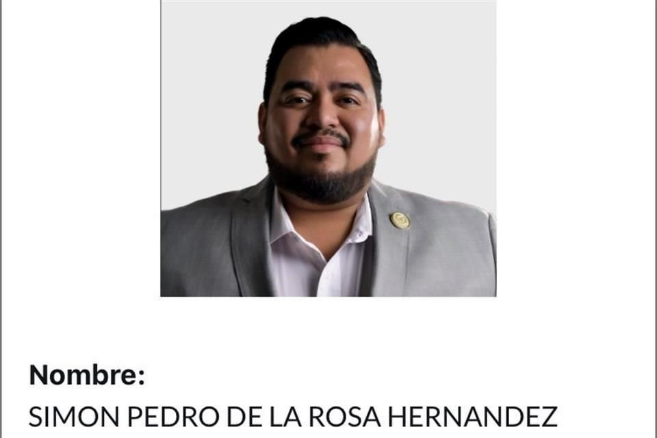 Simón Pedro de la Rosa Hernández.