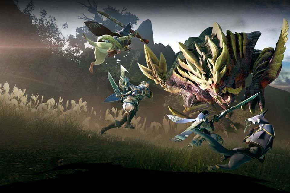 Las batallas épicas de Monster Hunter Rise arribaron a las consolas de Sony y Microsoft.