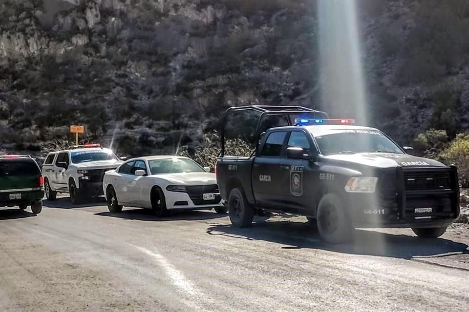 Alrededor de las 18:00 horas se reportó el caso en la Carretera a las Grutas de García.